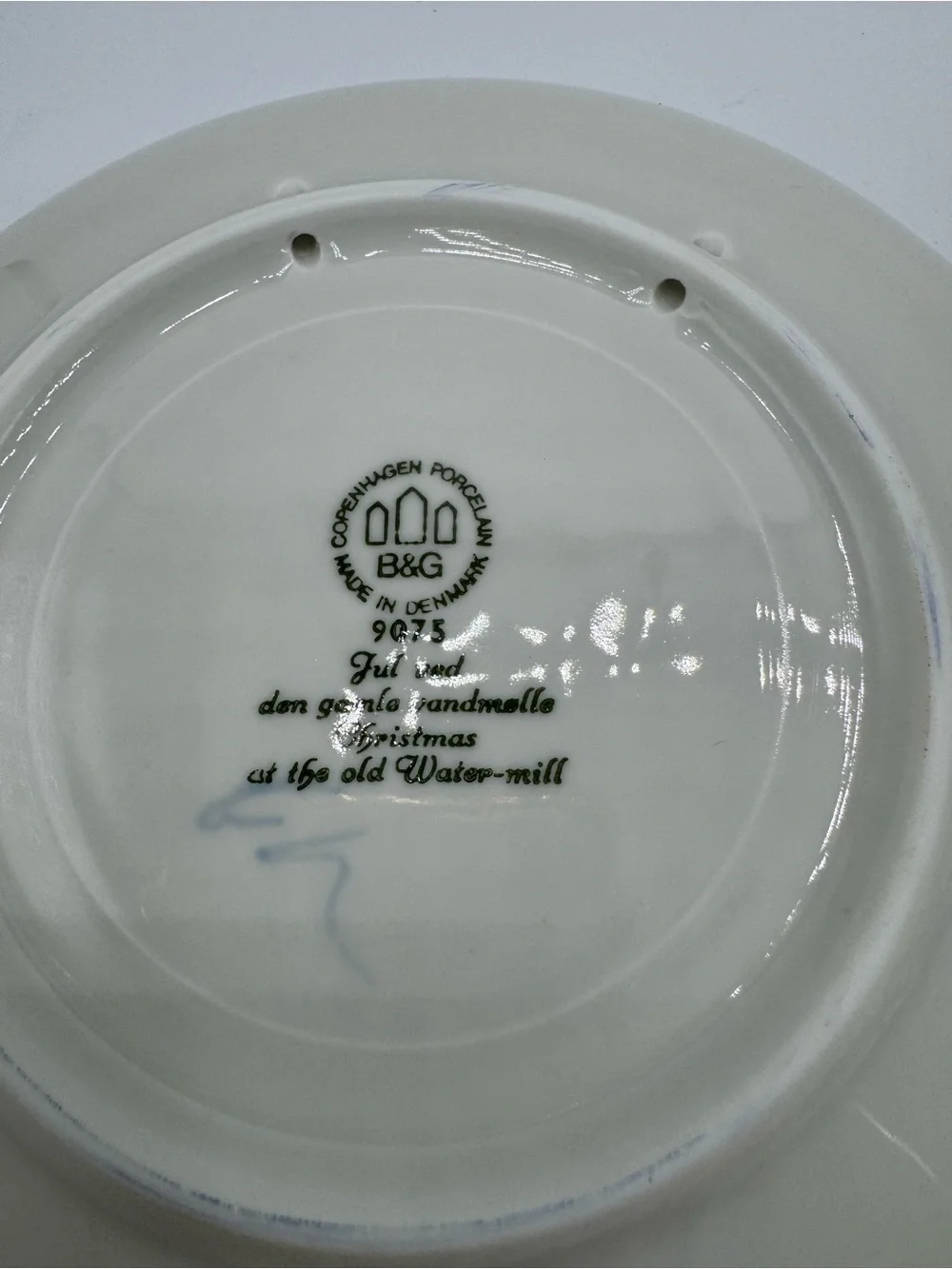 Lot Of 2 Bing & Grondahl (B & G) Annual Winter Christmas Plates ~ 1972, 1975